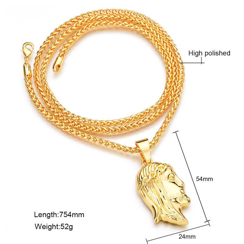 Hiphop Fashion Crystal Stone Angel Wings Necklace