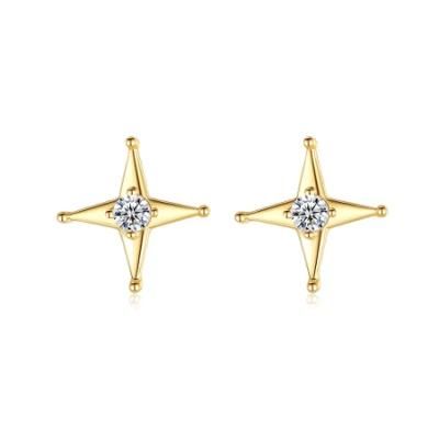 Ear Cuff Gold Plated Star Earrings for Girls