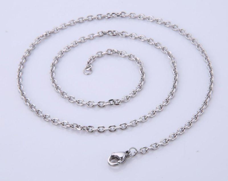 Stainless Steel Faceted Pj Cable Chain for Jewelry Necklace
