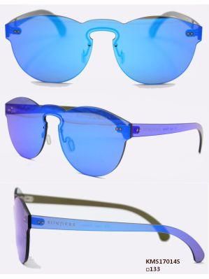 Full Nylon Sunglasses Hot Selling One Piece Sunglasses (KMS17014S)