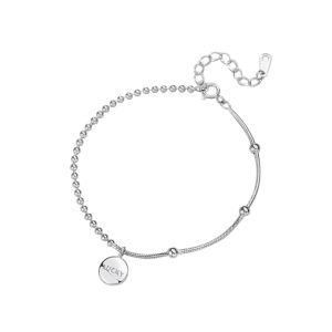 2021 New South Korean Fashion Design S925 Sterling Silver Bracelet Small Design Sense Hand Jewelry