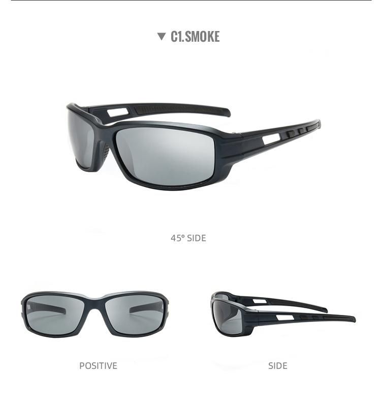 2022 Custom Logo Fashion High Quality Double Injection Frame Men Outdoor Cycling Sports Sunglasses