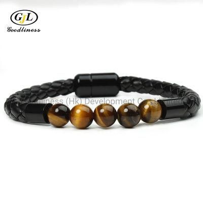 High Quality Braided Wristband Custom Leather Bracelets