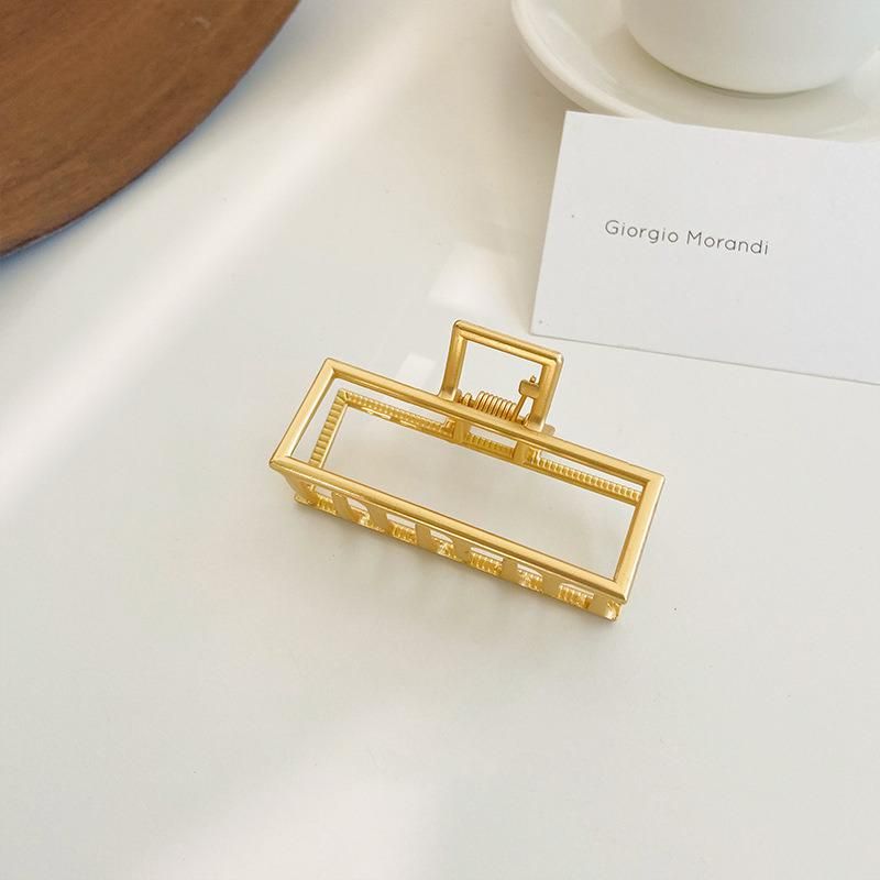 Fashion Retro Temperament Geometric Metal Shark Hair Clip Jewelry