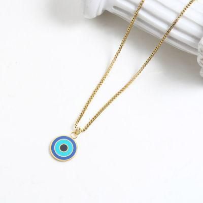 Manufacturer Custom Fashion jewellery High Quality 18K Gold Plated Stainless Steel Necklace Tarnish Free Water Resistant Women Jewelry