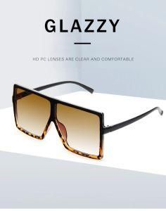 Cool Girls Leopard Square Sunglasses Fashion Frame Two Tones Sunglass