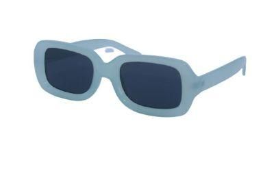 Vivant Plastic Candy Color Rim Rectangle Frame Sunglasses