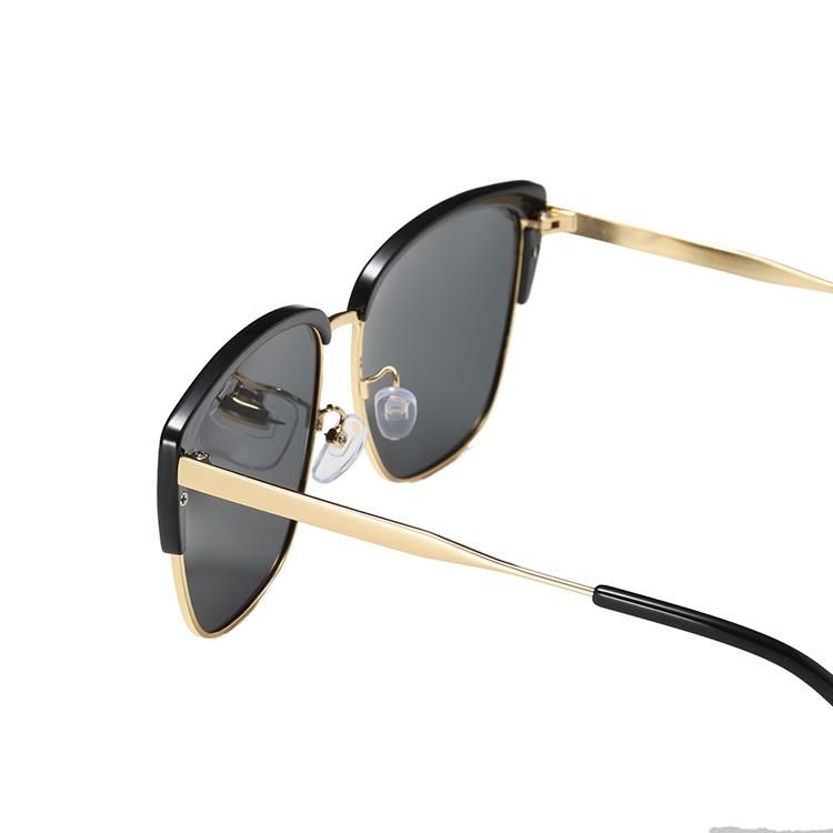 2019 Newly Square Shape Metal Mixture Sunglasses for Ready Made Goods