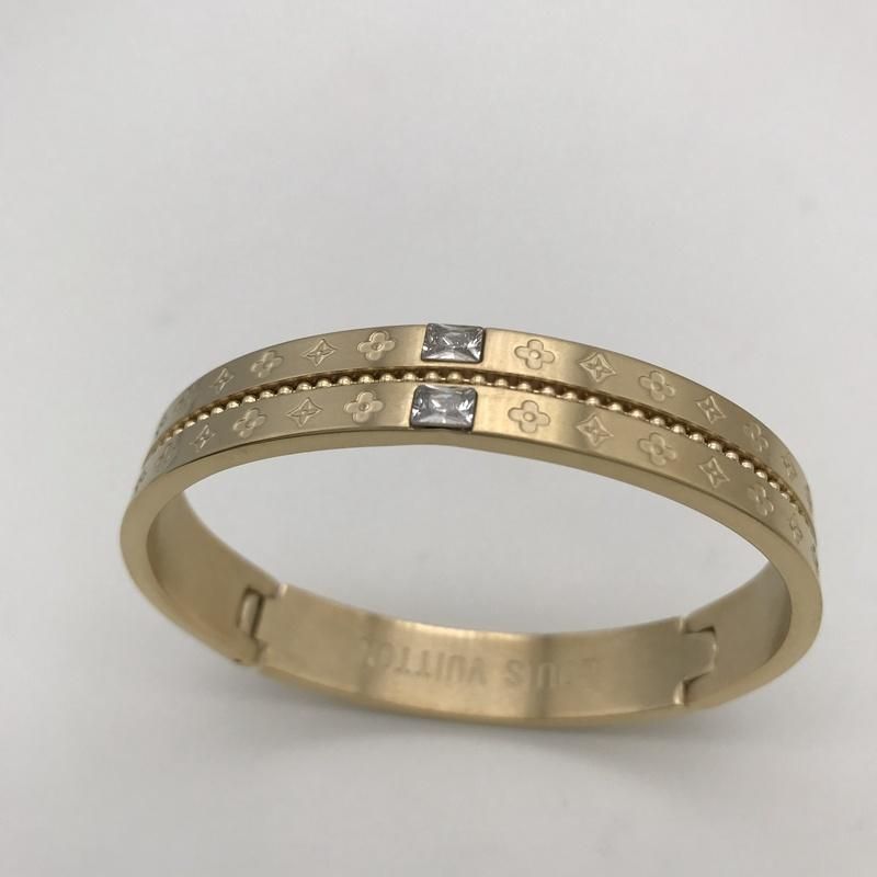 Luxury Jewelry Fashion Custom Men and Women Bracelet 18K Gold New Design High Quality Stainless Steel Bracelet
