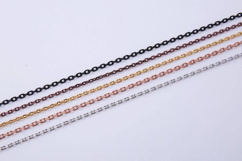 Fashion Jewelry Stainless Steel Diamond Cut Cable Link Chain Design