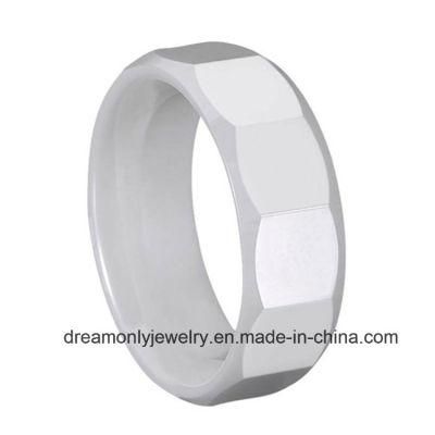 Special White Ceramic Ring Men&prime;s Ring