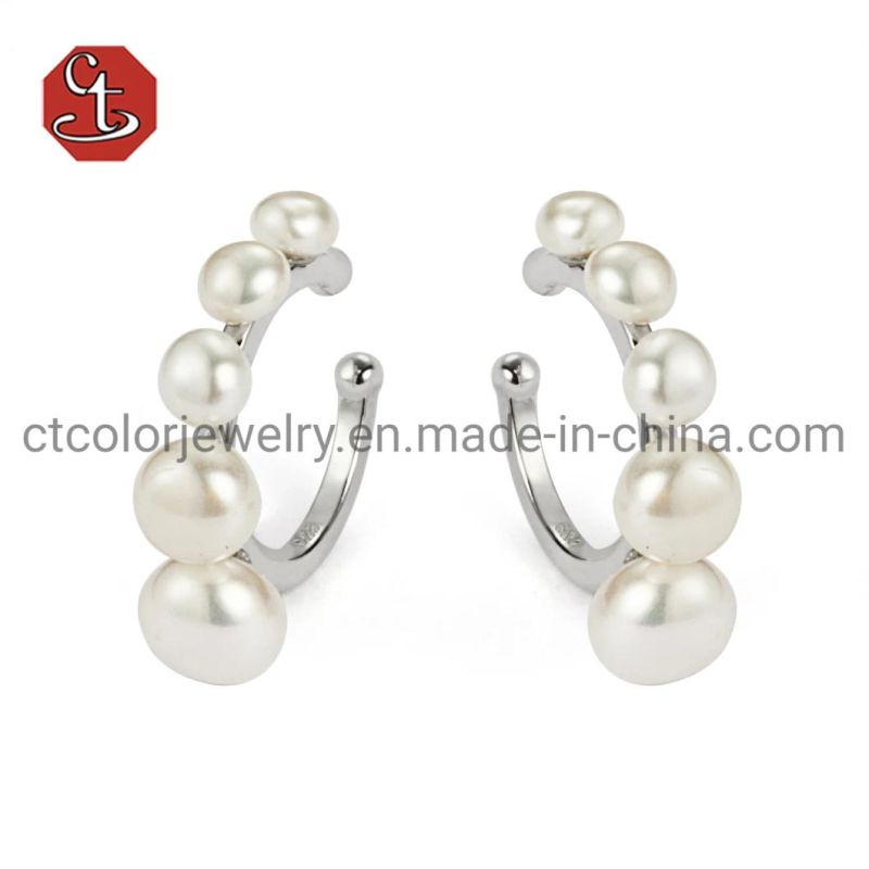 Fashion 925 Sterling Silver Clip Earrings for Women Brass or Silver Earring Cuff