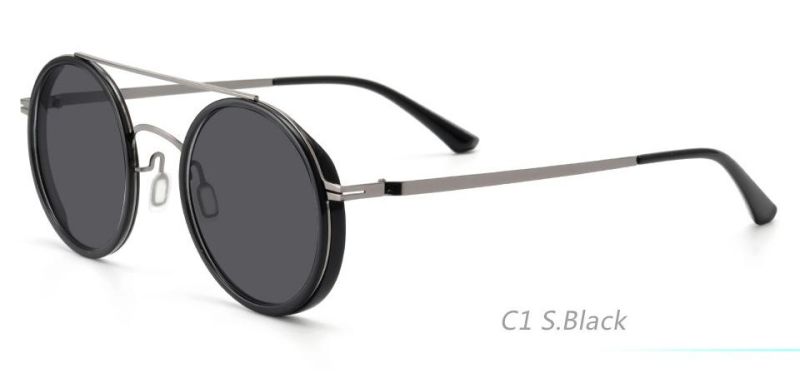 Round Polarized Sunglasses for Women Men Classic Vintage Retro Frame UV Protection