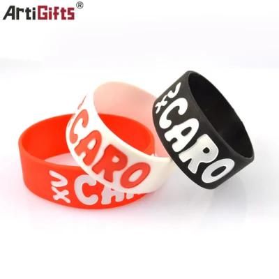 Custom Sports PVC Silicon Rubber Bracelet Bracelet for Promotional Gift