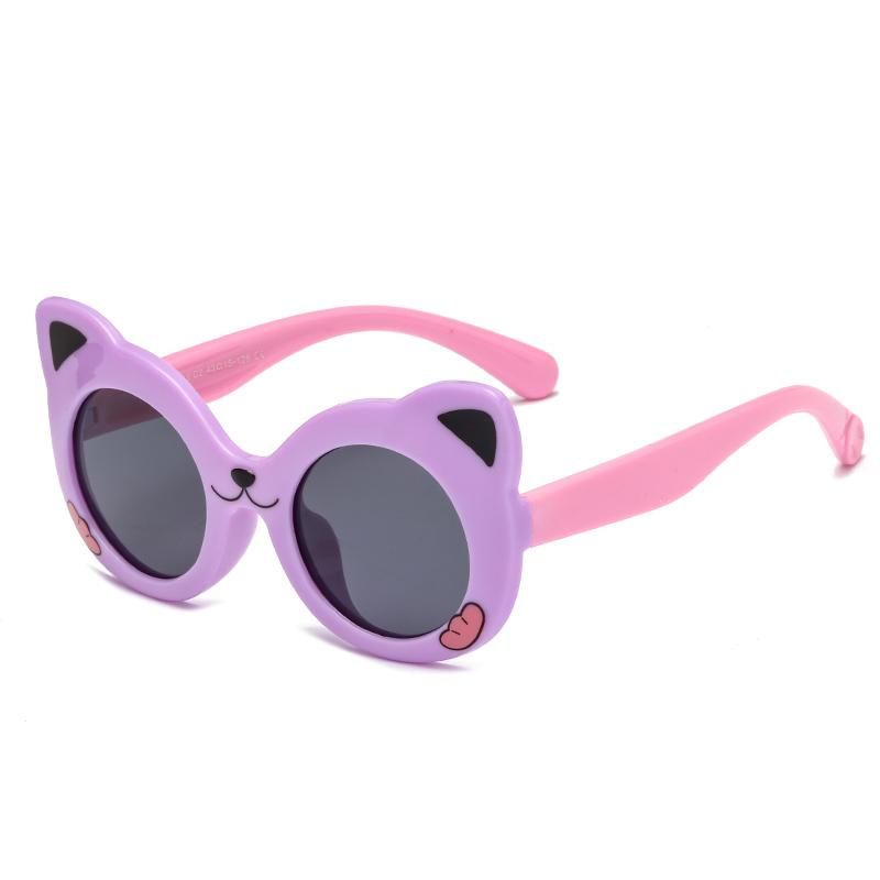 Little Kids Children Size Eyeglass Colorful Newest Sun Glasses Girl Boy Simple Kids Sunglasses