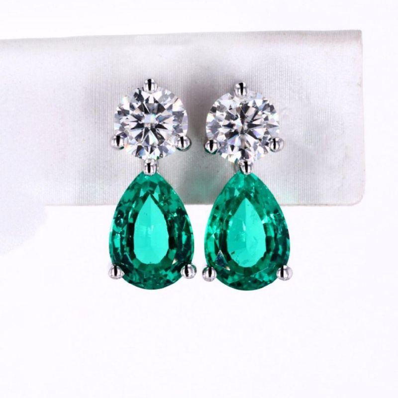 925 Sterling Silver Huggie Earring Moissanite Diamond Earring 925 Sterling Silver Stud Earring
