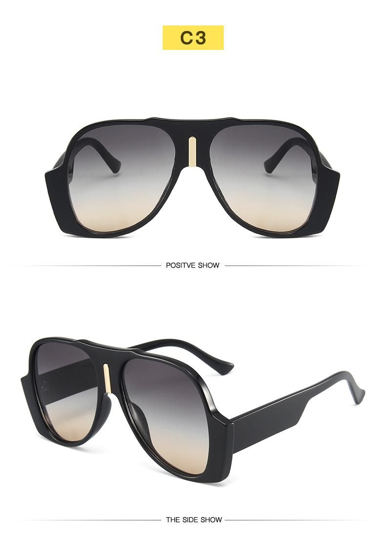 Sunglasses Female Hip-Hop Funny Wide-Legged Toad Glasses