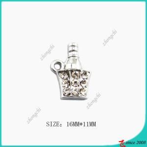 Zinc Alloy Metal Fashion Cute Ice Beer Charm