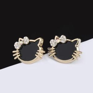 Hello Kitty Crystal Earring Imitation Jewelry