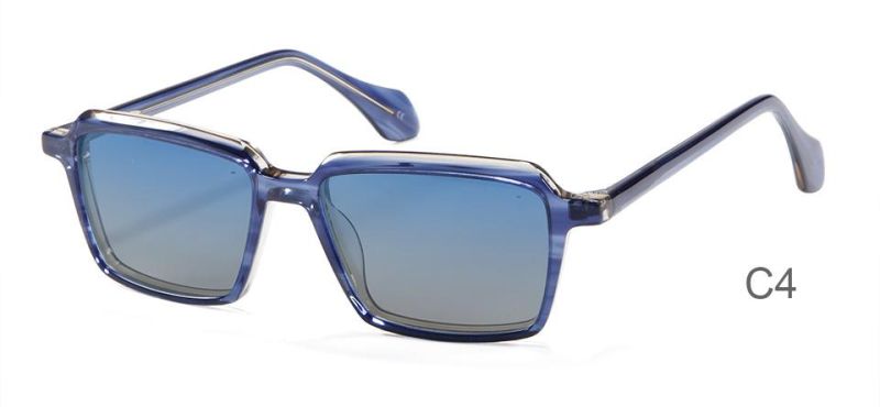 Gafas De Sol Fashion Luxury 2022 Acetate Sunglass Square Sunglasses Accept Custom Lenses Color Lens Polarized