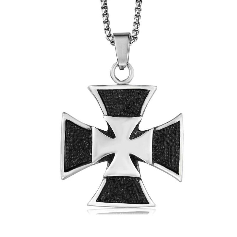 Supply Retro Biker Cuba Style Cross Design Pendant for Young People