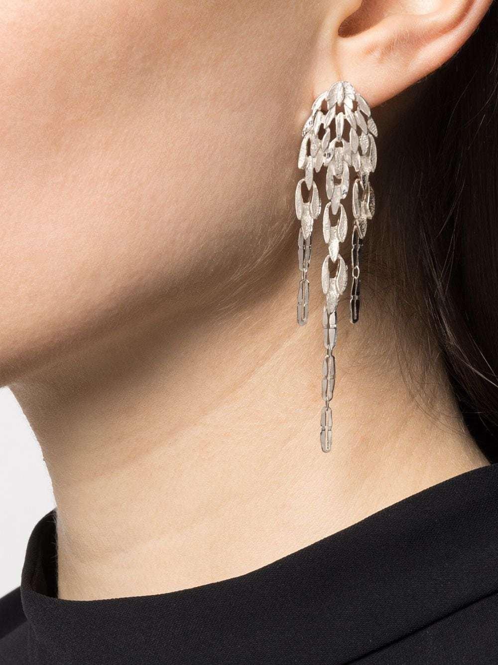 Fashion Exaggerated Hollow Tassel Elegant Earrings Jewelry