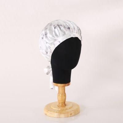 Women Soft Pure Satin Silk Sleeping Night Sleep Hat Hair Care Scarves Bonnet