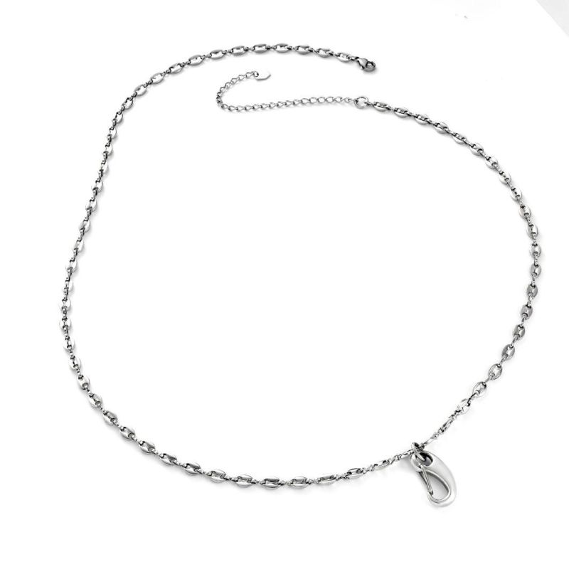 New Design Jewellery Custom Silver Color Necklace Fashion Jewelry with Pendant