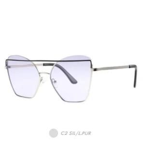 Metal&Nylon Sunglasses, Ladies New Fashion Butterfly Frame M9019-02