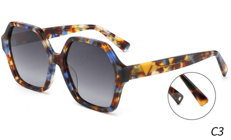 Valen Type Retro Acetate Sunglasses