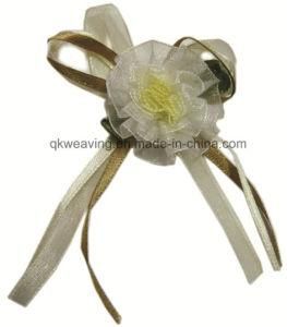 Handmade Organza Ribbon Flower Ribbon Bow for Decoration