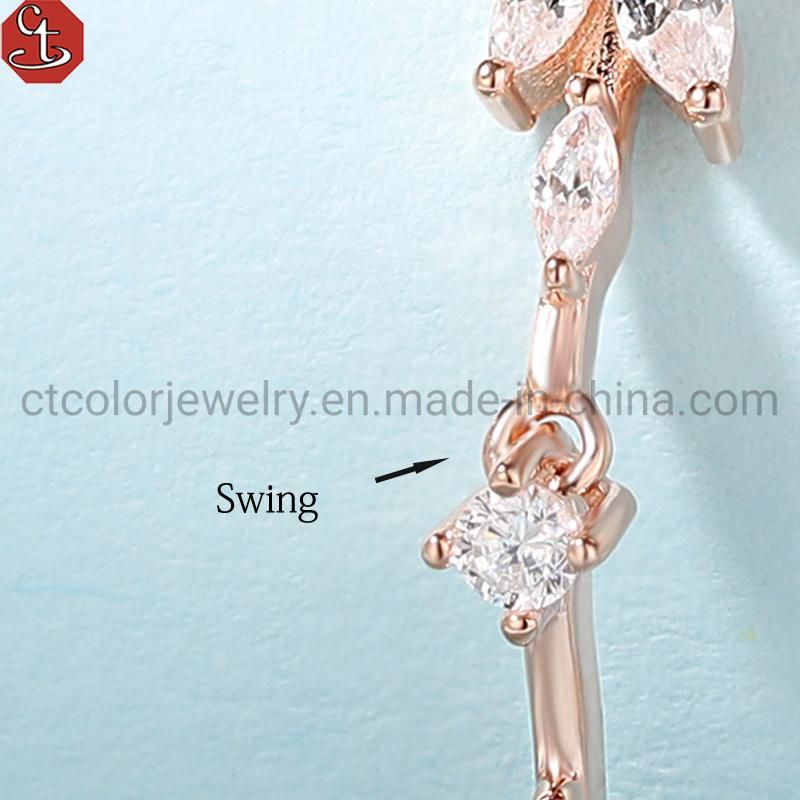 2021 New pearl Flower Drop Earrings for Women Fashion Jewelry 925 Silver Earrings Gift