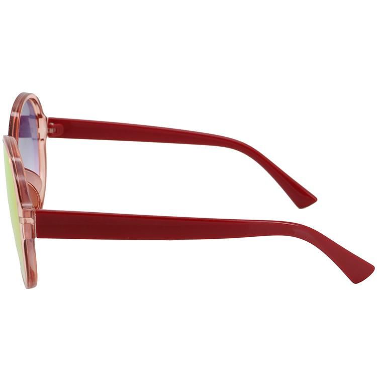 2022 Round Shape Red Mirror Fashion Sunglasses