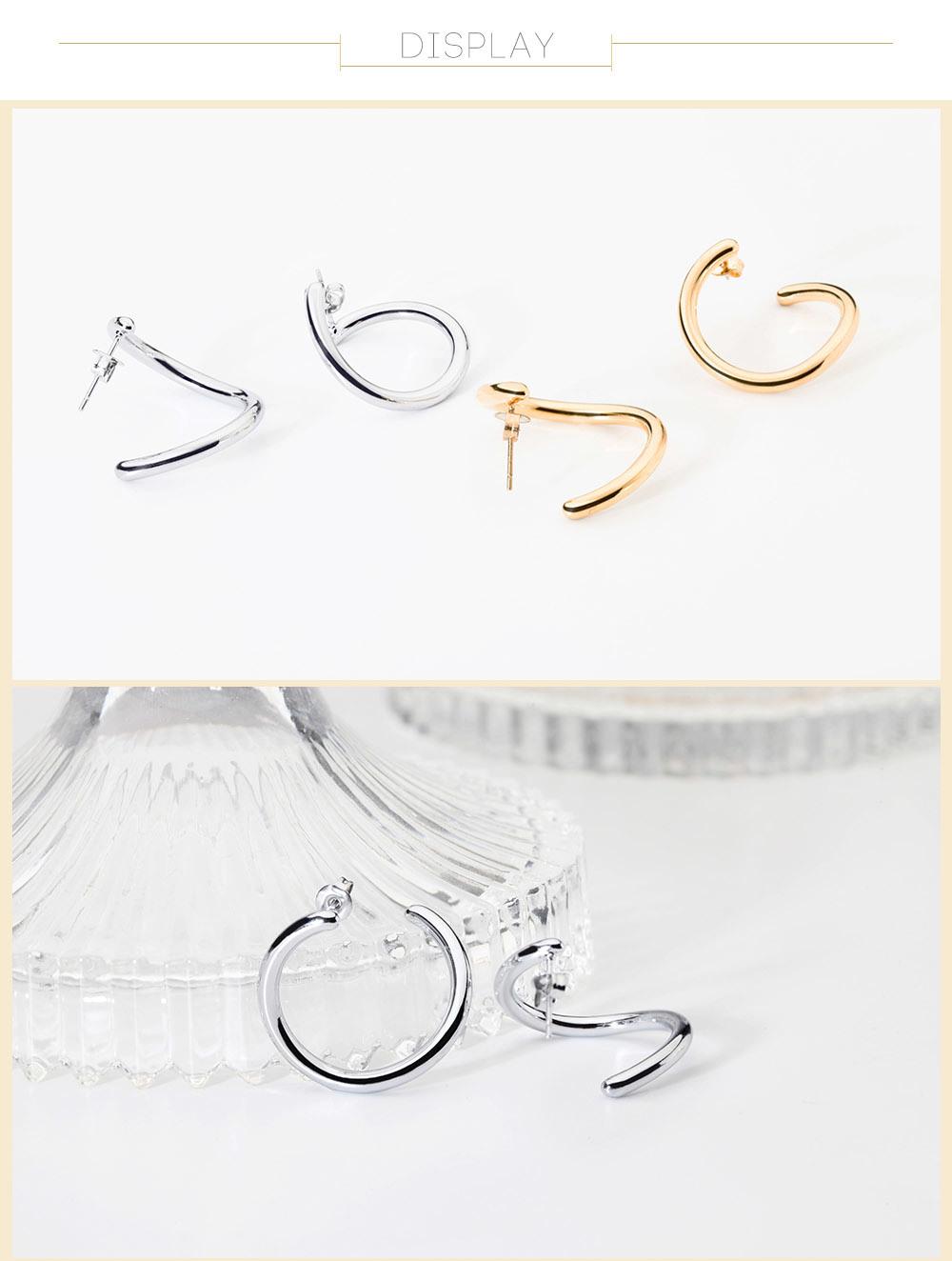Fashion Jewelry Short 100% Copper Stud Earrings