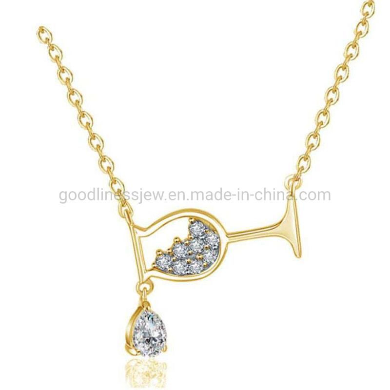 Hot Sale Newest Fashion Ladies Zircon Necklace Jewelry