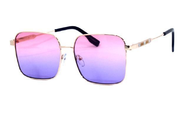 Newest Design Gradient Lenses Large Frame Fashion Sunglasses for Adults