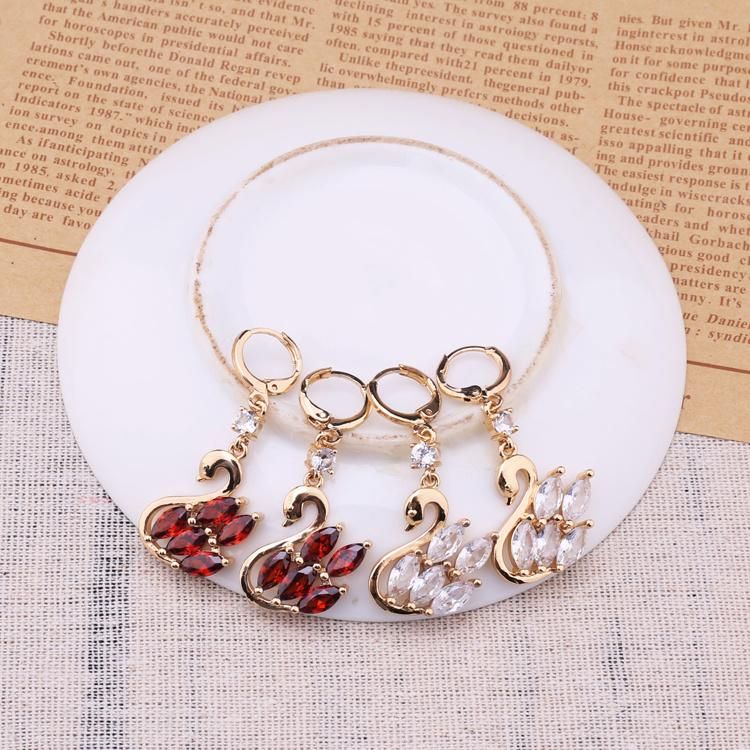 New 2020 Indian 18K Gold Hanging Drop Earring Design for Women