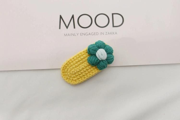 Crochet Flower Hair Accessory Clips Ym254
