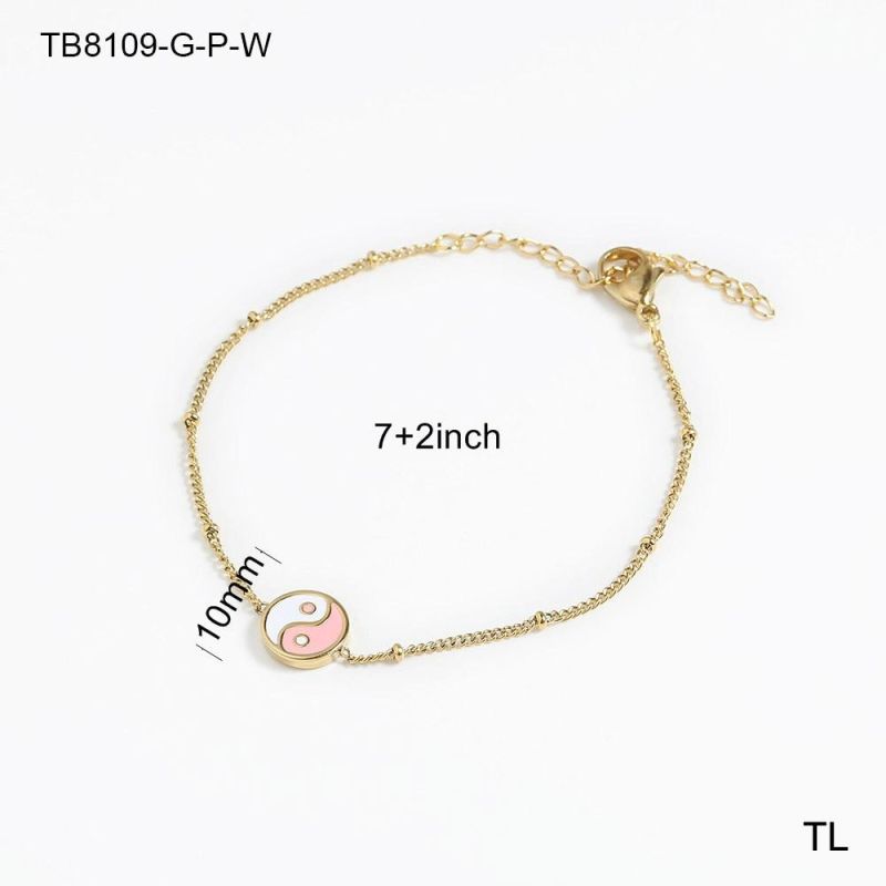 Manufacturer Custom High Quality Fashion jewellery Waterproof Never Fade Bracelet New Arrivals Custom Design 18K Jewelry