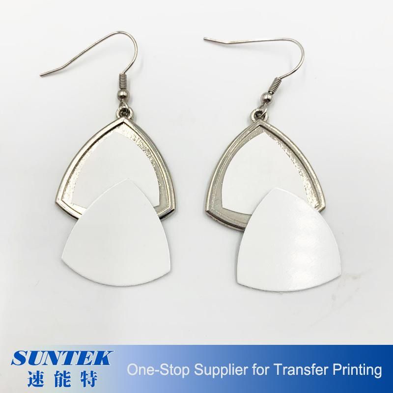 Sublimation Metal Jewelry Triangle Earrings