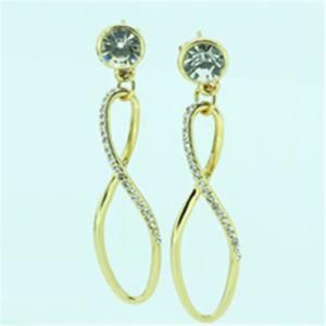 Imitation Jewelry 8 Shaped Crystal Stud Earring (A06490E1S)