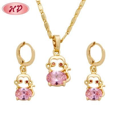 Fashion Costume Jewelry Set with Necklace and Earring for Women