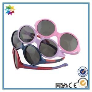 High Quality Child Sunglasses with Double Injection Tr Frame