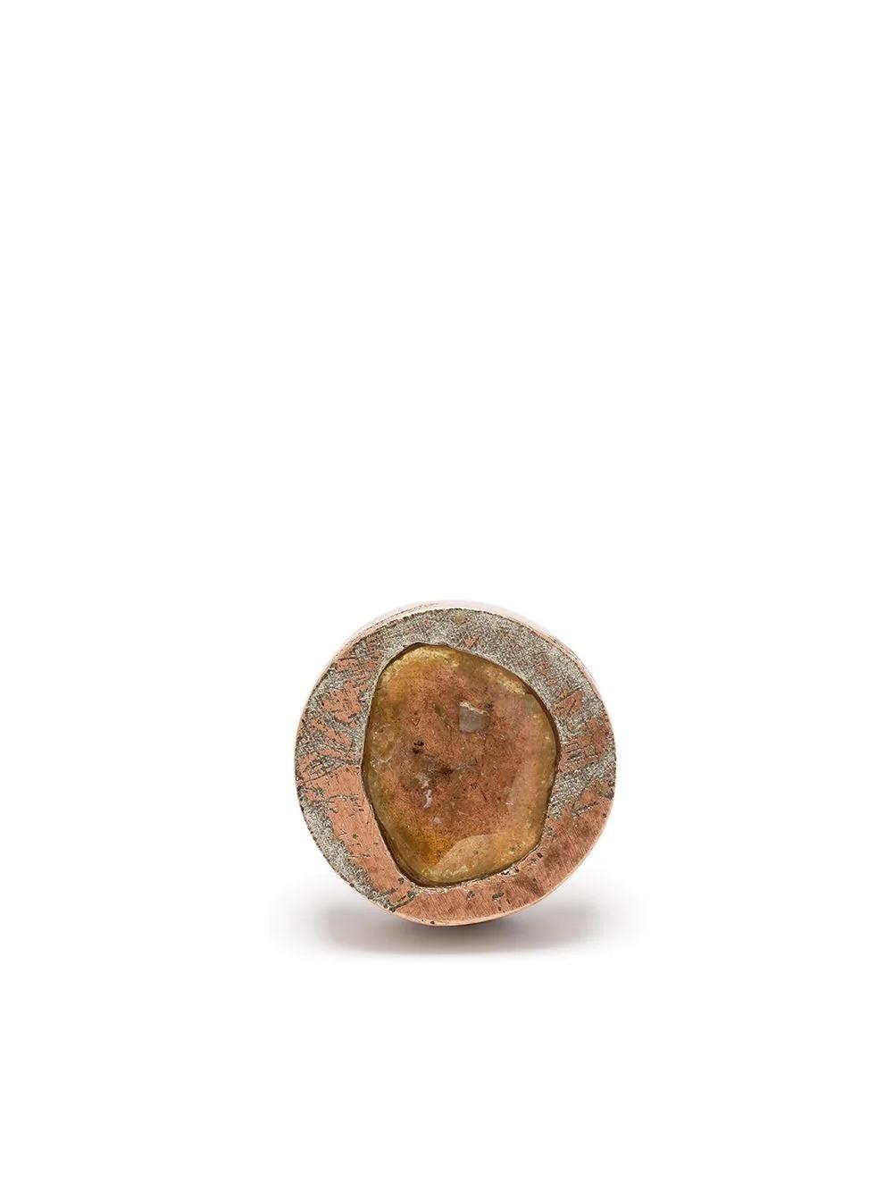 Fashion Simple Copper Round Earrings Jewelry