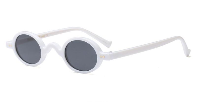 Round Frame Small Frame Colorful All-Match Sunglasses