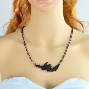 Costume Jewelry Gothic Style Black Chain Lovely Animal Bat Necklaces
