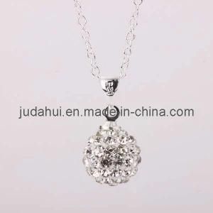 12mm Double Colors Shining Crystal Balls Shamballa Pendants-Jdh-Adpd001