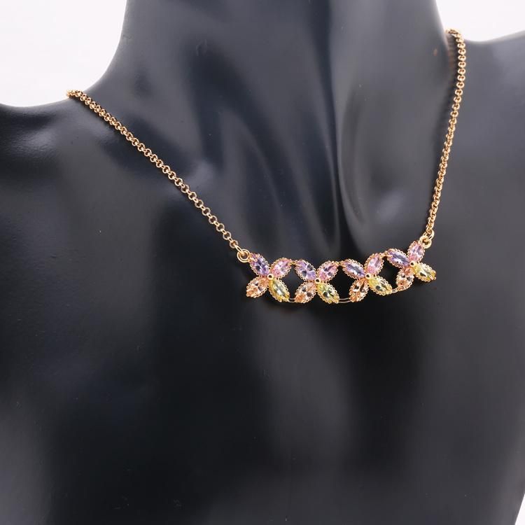 Fashion Costume Wholesale Imitation Gold Silver Stainless Steel Charm Jewelry with Earring Sets Pendant Necklace