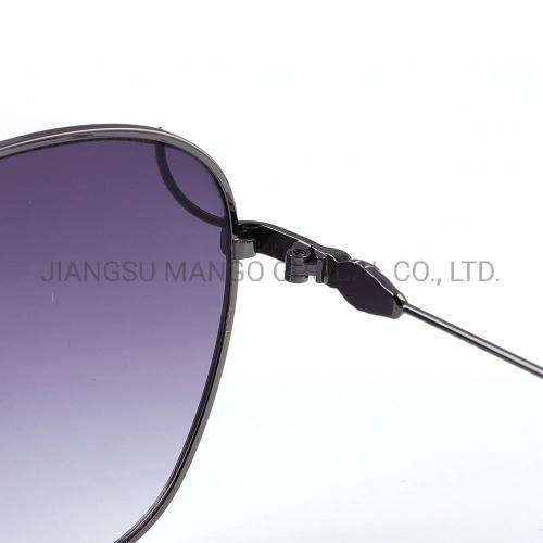 Ellipse Blue Lens Female Comfortable Sunglasses