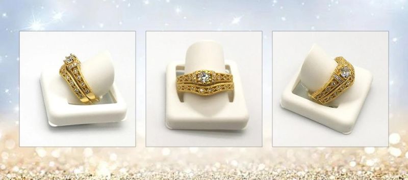 Luxury Designs Diamond Ladies Finger Ring for Wedding Engagement Anniversary